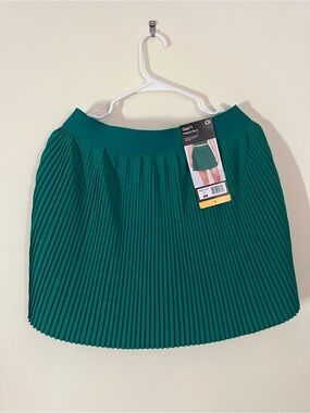 GAP Green Pleated Mini Skirt